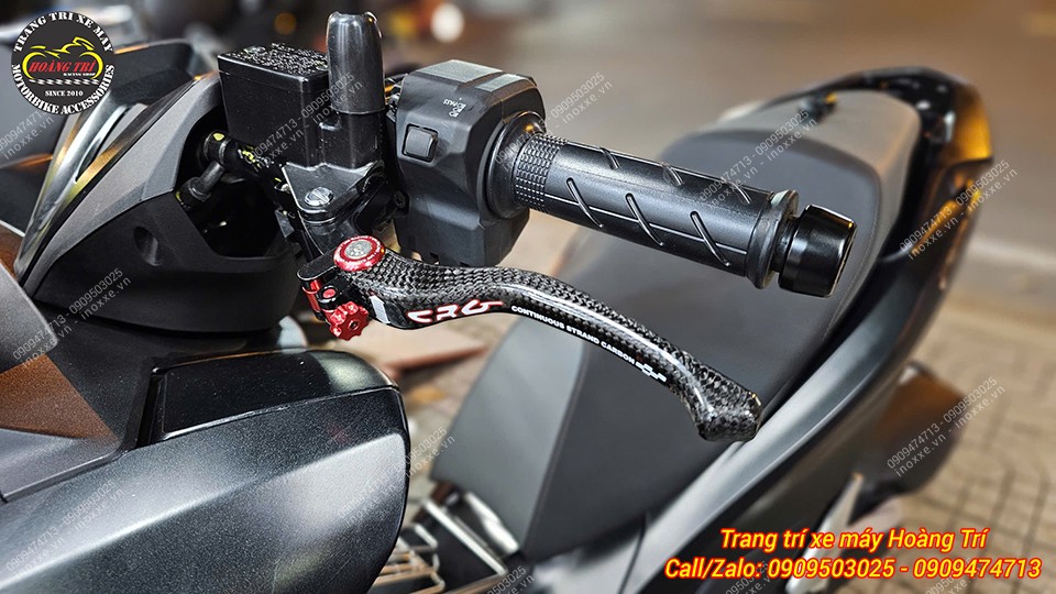 Tay thắng CRG Carbon lắp chuẩn xe  ADV 150/160, PCX 160, Vario 160 (2 đĩa)